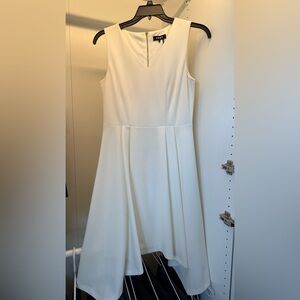 Elegant DKNY White Sleeveless Dress!